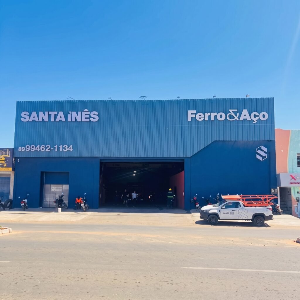 Fachada da Santa Inês Ferro e Aço em Picos-PI